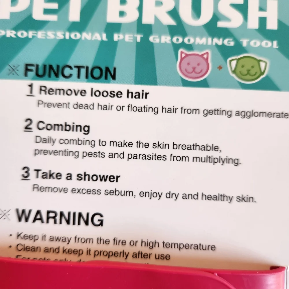 Pet Brush - Pink NWT